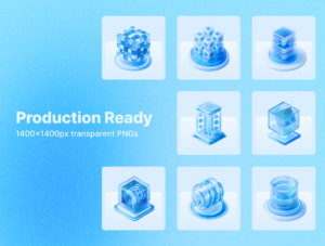AI & Machine Learning 3D Visual Kit – Premium Tech Assets