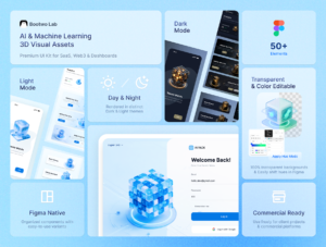 AI & Machine Learning 3D Visual Kit – Premium Tech Assets
