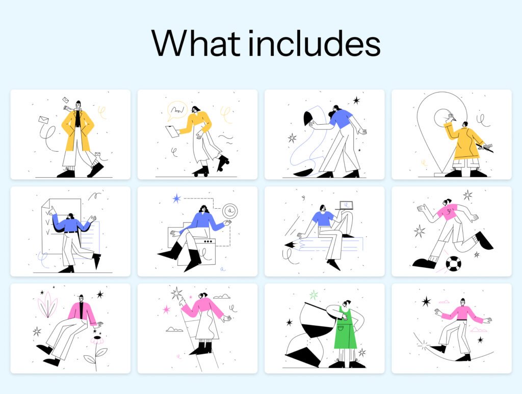 70 - Web & Apps Friendly Illustrations Pack