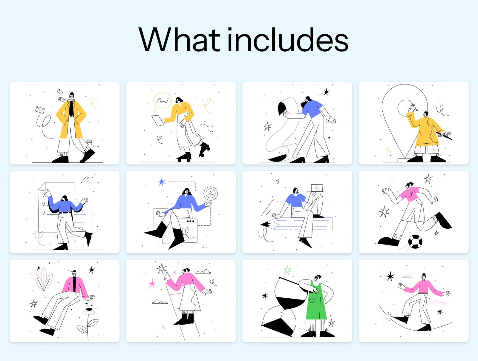 70 - Webb & Apps Friendly Illustrations Pack3 70 - Web & Apps Friendly Illustrations Pack