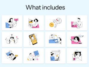 70 - Web & Apps Friendly Illustrations Pack