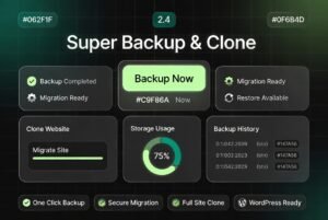 Super Backup & Clone – WordPress Backup, Clone & Migration Plugin 2.4