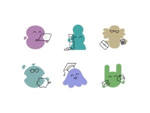 80 Funny Character illustrations