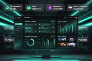 Engitech WordPress Theme – IT Solutions & Services SaaS & Tech Business Builder (v1.8.15)