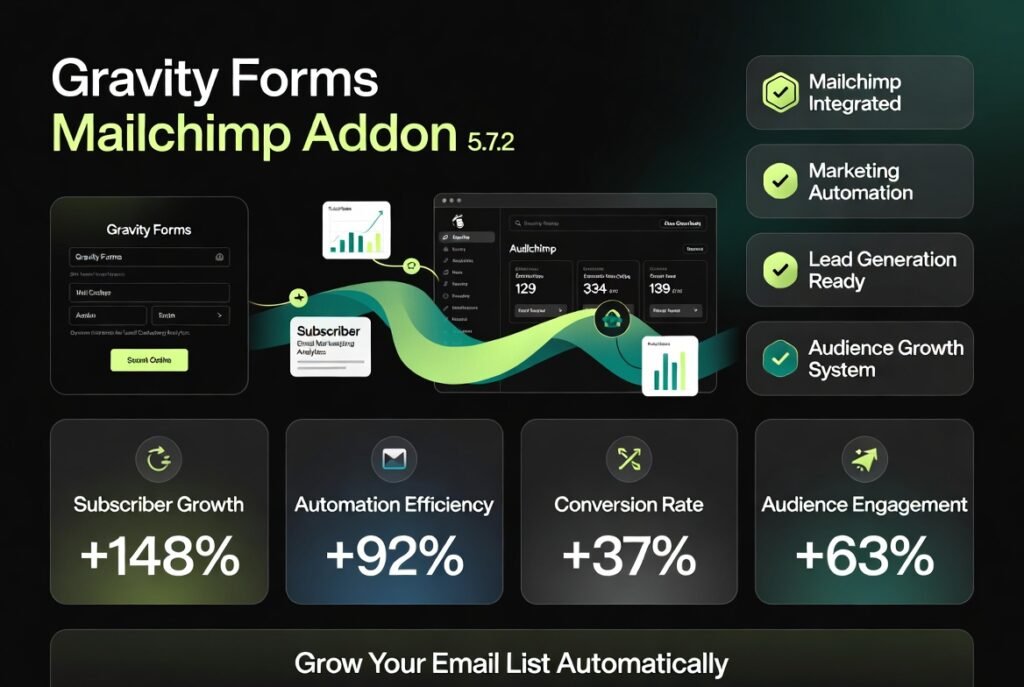Gravity Forms Mailchimp Addon 5.7.2 – WordPress Email Marketing Integration Plugin