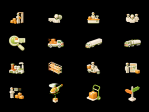 3D Logistics Icon Set – Premium Shipping & Delivery 3D Icons for Apps & Websites
