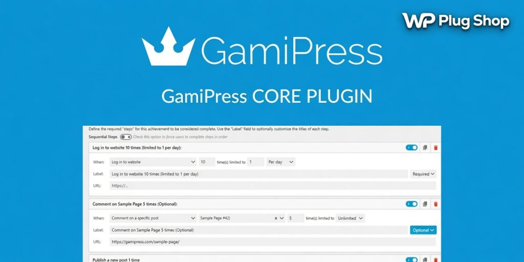GamiPress – WordPress Gamification, Points & Rewards Plugin