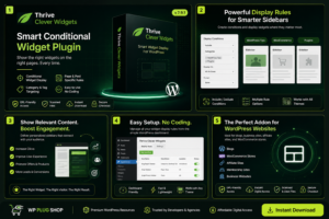Thrive Clever Widgets 2.9.1 – Smart Conditional Widget Plugin for WordPress