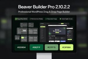 Beaver Builder Pro 2.10.2.2 – Professional Drag & Drop WordPress Page Builder
