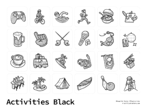 Activities Icons - Blueprint