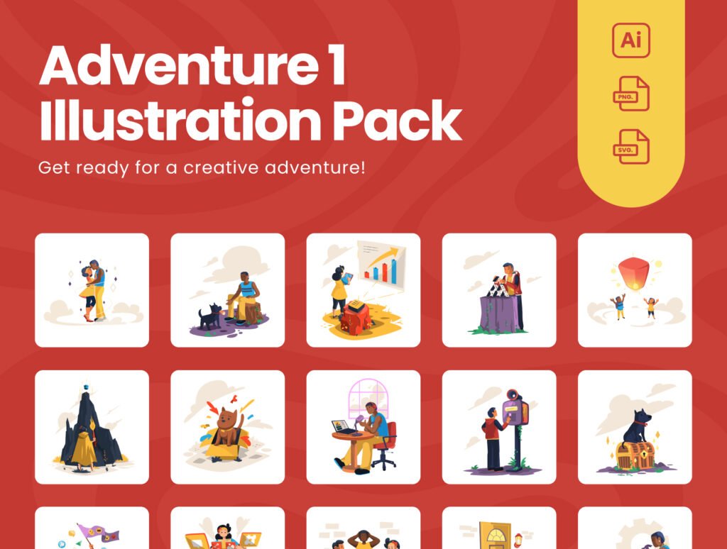 Adventure 1 Illustration Pack