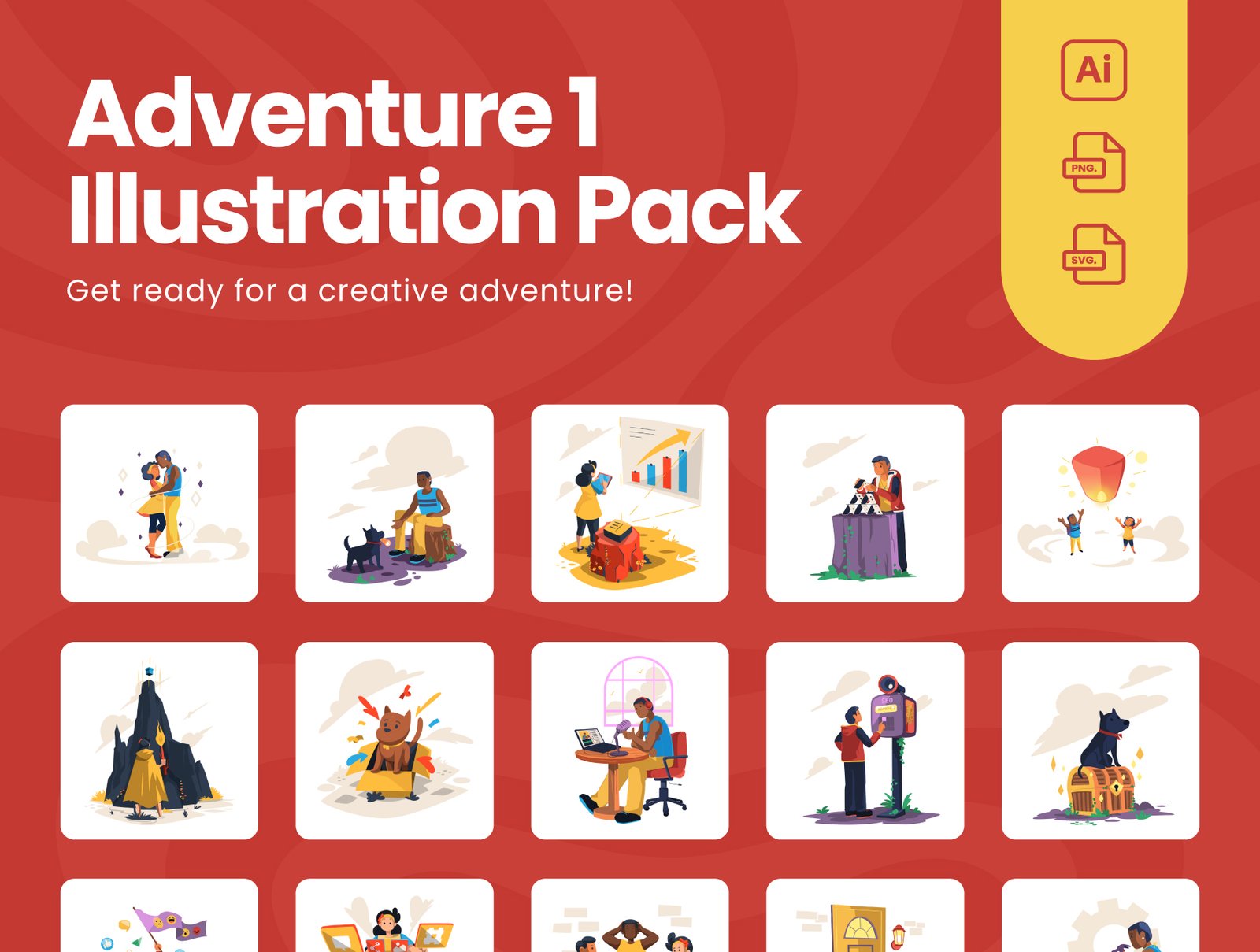 Adventuree 1 Illustration Pack Adventure 1 Illustration Pack