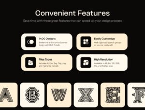 Alphabet Letters Logo Bundle