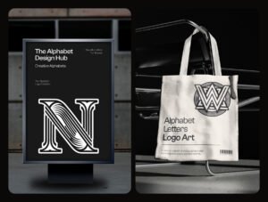 Alphabet Letters Logo Bundle