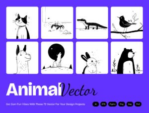Animal Vector Art Bundle