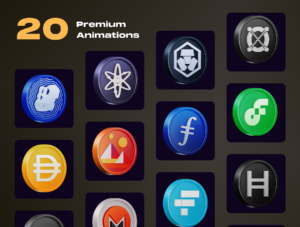 Animated Crypto Coins vol.2