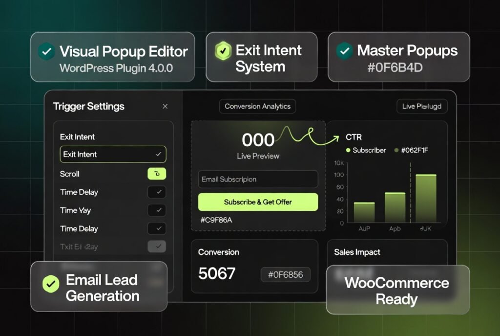 Master Popups WordPress Plugin 4.0.0 – Popup Editor & Email Subscription Lead Generation Tool