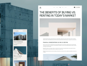 Architecture Firms & Real Estate Studios Modern Framer Template