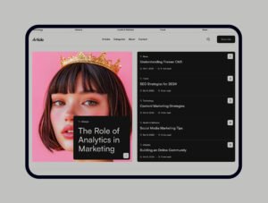 Article - Webflow and Framer Template