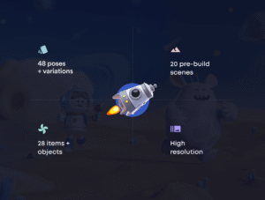 AstroClash 3D Character Pack