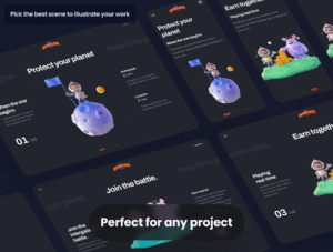 AstroClash 3D Character Pack
