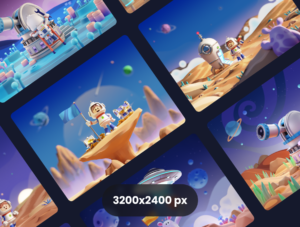 AstroClash 3D Character Pack