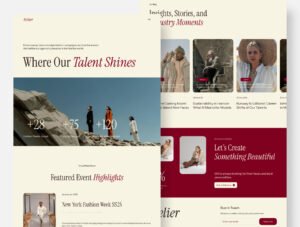 Atelier - Modelling Agency Framer Template