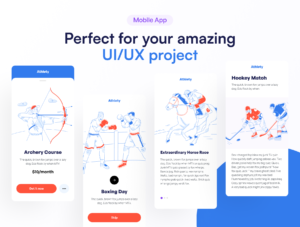 Athlety - Sport & Athlety Illustration Set