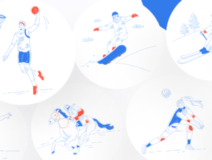 Athlety - Sport & Athlety Illustration Set