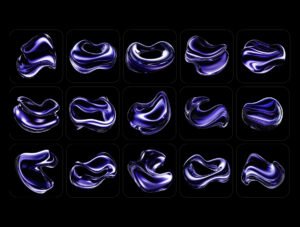 Aura – Chrome Liquid Backgrounds