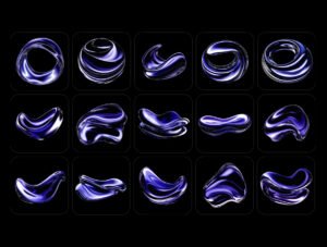 Aura – Chrome Liquid Backgrounds