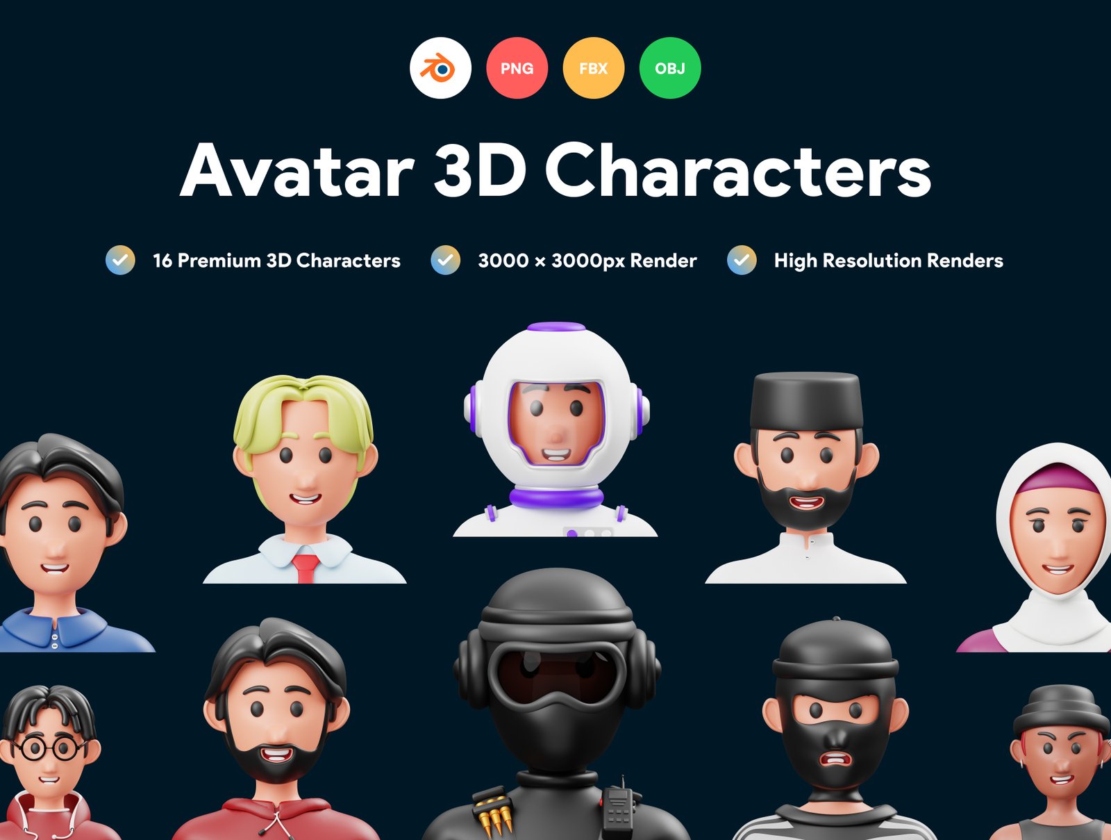 Avatar 3D Illustration