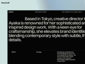 Ayaka — Framer Resume Template