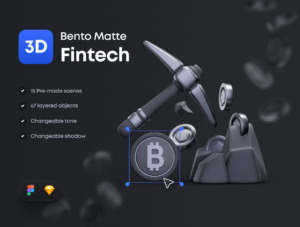 Bento Matte 3D Fintech
