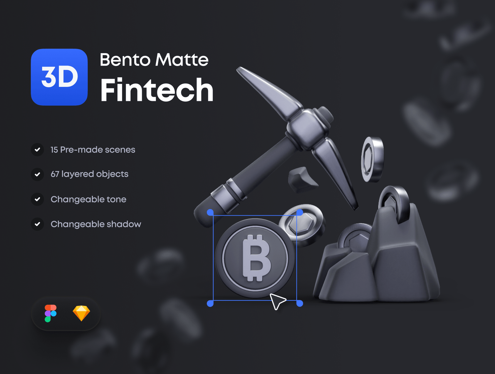 Bento Matte 3D Fintech