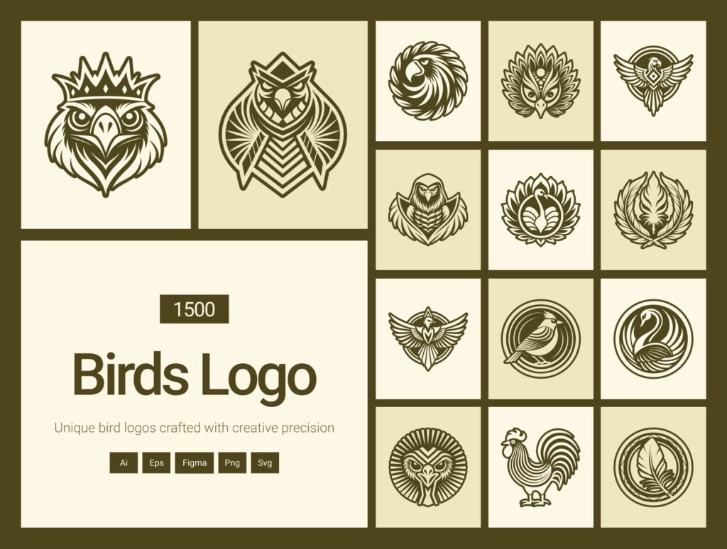 Bird Logo Art Set