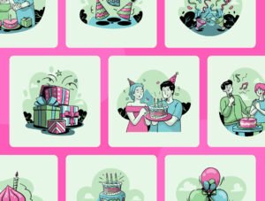 Birthday Illustration Pack