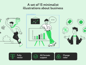 Blubly Business Illustrations