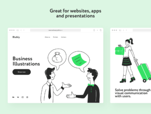 Blubly Business Illustrations