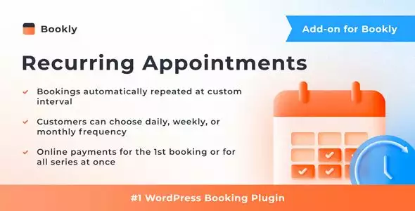 Bookly Recurring Appointments Add-on – Automate Repeat Bookings for Bookly Pro