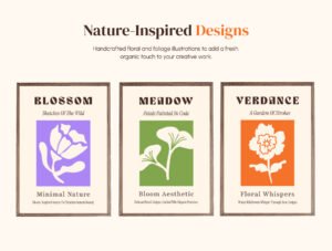 Botanical and Flower Vector Set