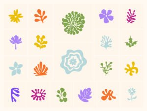 Botanical and Flower Vector Set