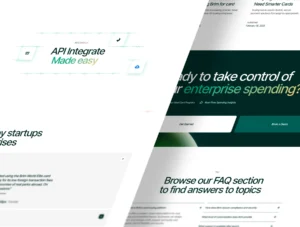 Brim - Fintech / card issuing platform website