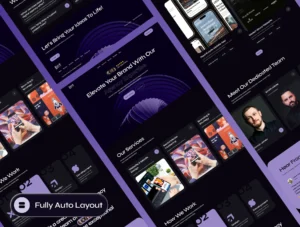 Brit - Digital Agency Website Framer Template