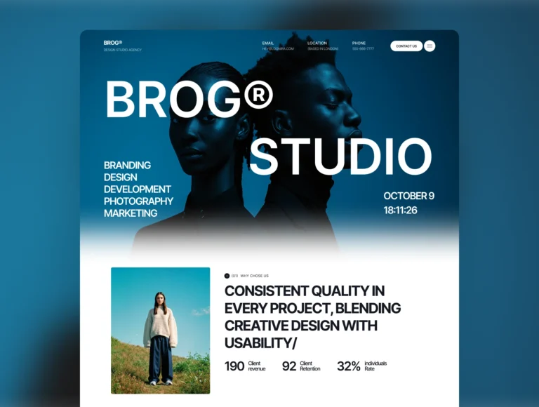 Brog — Portfolio & Agency Template