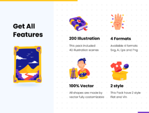 Bukeicon 2.0 series Vol1 - Illustration pack