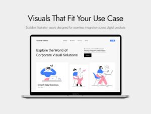 Bundle of Corporate Solutions Illustrations
