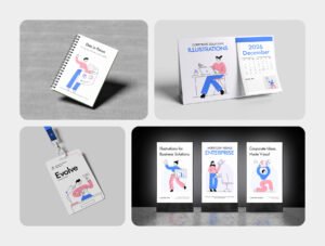 Bundle of Corporate Solutions Illustrations