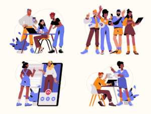 Business Characters Animated Illustartion Pack