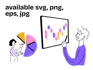 Business Data Illustration Set